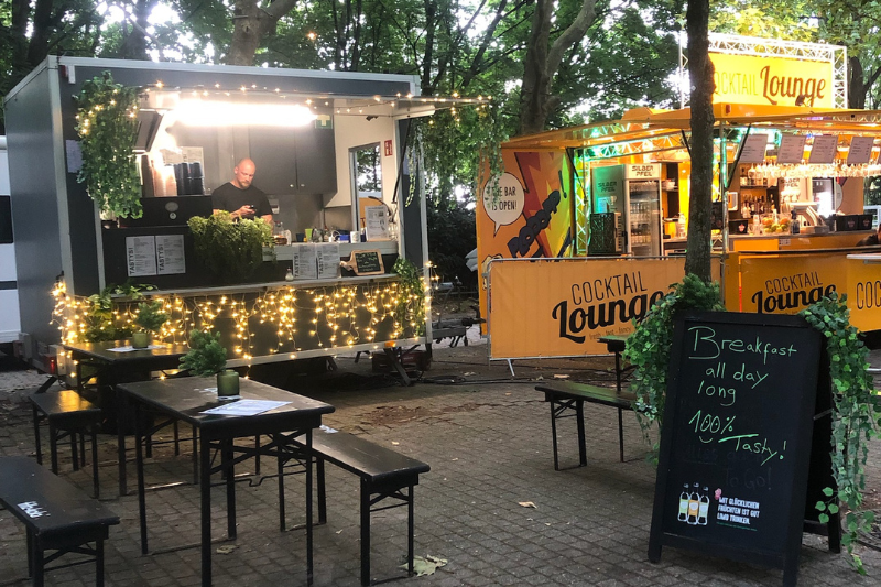 Shellys Foodtruck bei einem Festival in Nordeutschland