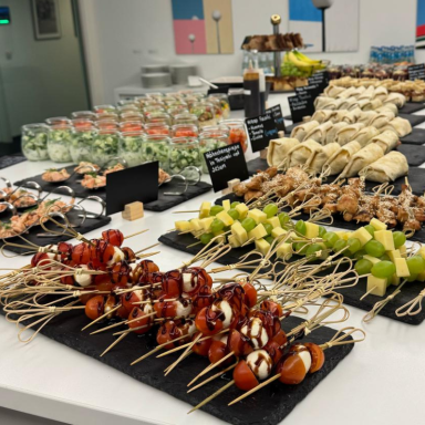 Frisches Catering-Angebot für Gruppen
